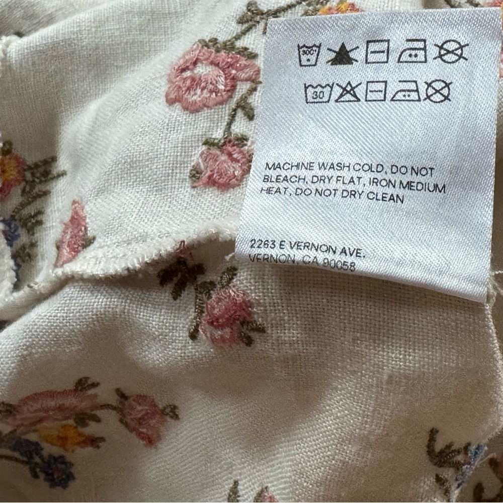 Reformation Floral Linen Pant - Picture 7 of 7